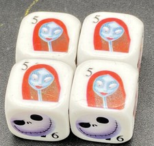 Four Replacement Nightmare Before Christmas Yahtzee Dice