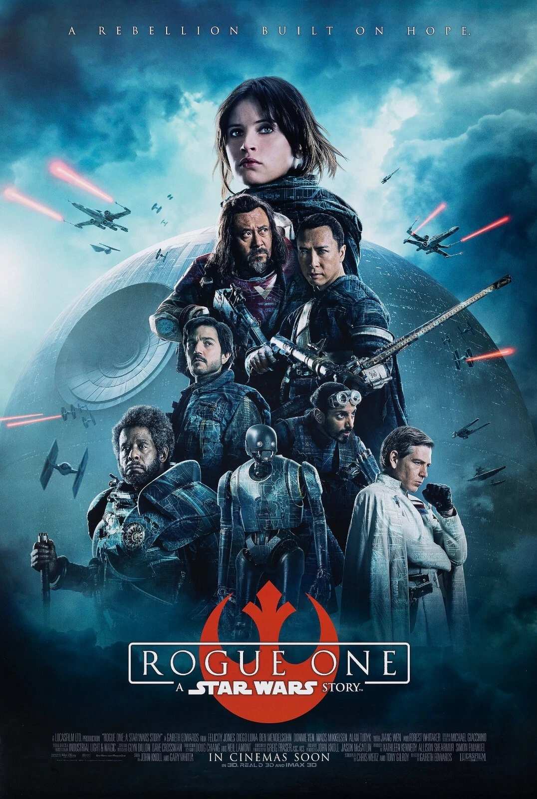 2016 Star Wars Rogue One Movie Poster  - Premium Matte Vertical Poster