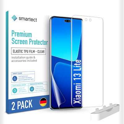 2x TPU Schutzfolie Klar für Xiaomi 13 Lite Displayschutz Panzerfolie Bildschirm