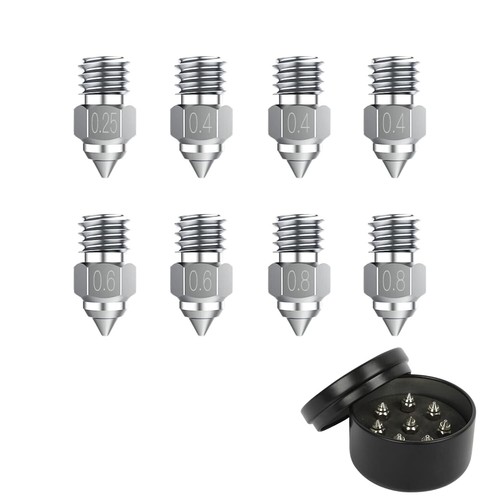 Creality High-end Nozzle with High Temperature Wear Resistant 0.25/0.4/0.6/0.8mm