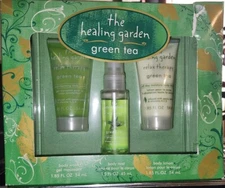 NEW The Healing Garden Relax Therapy Green Tea Gift Set Body Wash Mist Lotion