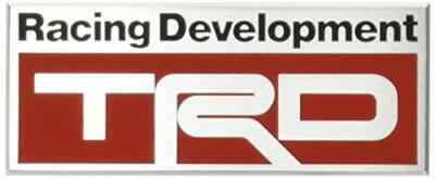 Genuine TRD TOYOTA Aluminium Emblem MS010-00014 NEW from Japan
