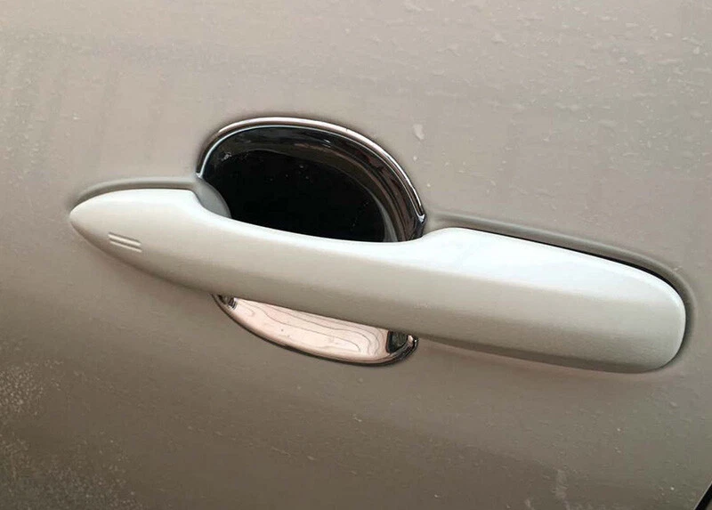 For Toyota Prius 2016-2022 Chrome Car Door Handles Bowl Cup & Cover Trims Sets - Image 3 of 4