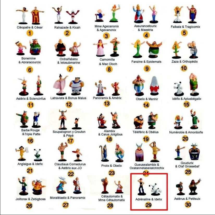 Фигурка McDonald's Happy Meal - 60 Years of Asterix (2019) - сумка No29 - 2 фигурки - Изображение 2 из 3