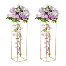 Gold Stand Wedding Centerpieces for Tables - 39.4in Tall Vases for Centerpiec...