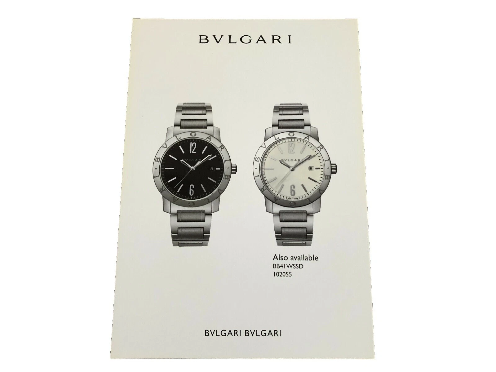 Bvlgari Watch Manuals, Guides & Catalogs