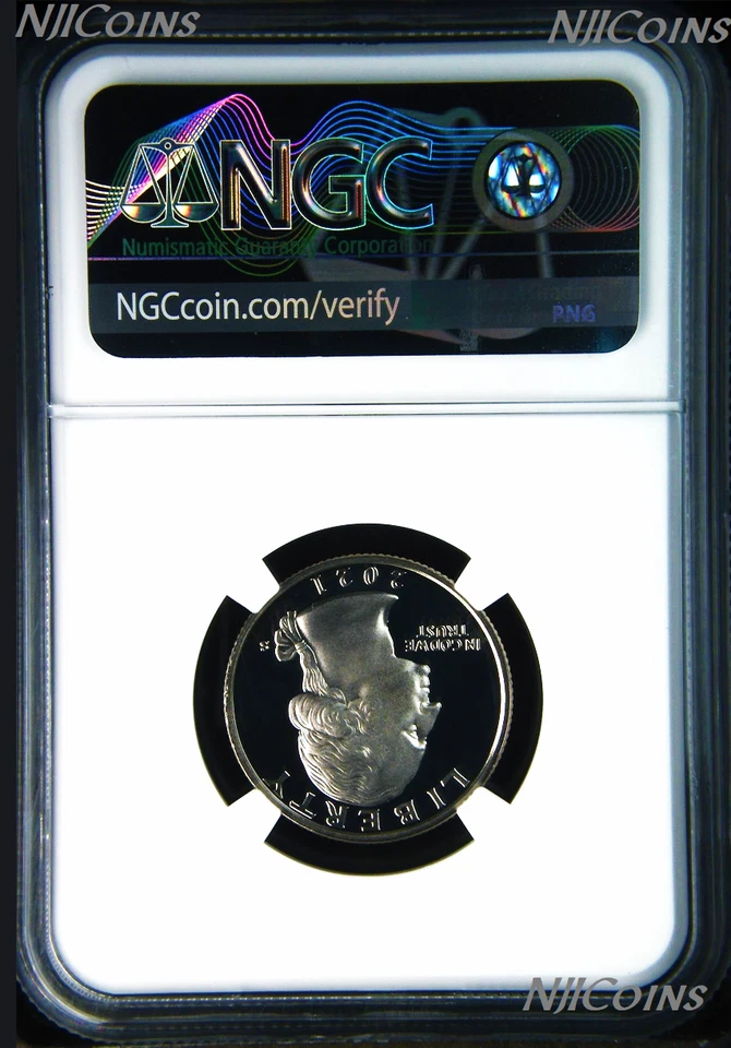 2021 S NGC SILVER PROOF Washington Crossing Delaware Quarter PF70 Ultra Cameo FR - Image 2 of 2