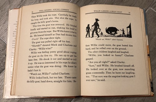 Will Rogers Young Cowboy by Guernsey Van Riper, Jr. HC Book (1951) - Picture 6 of 10