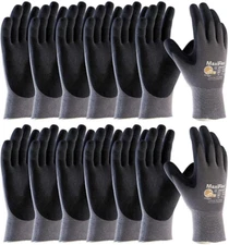 34-874 Micro-Foam Nitrile Coating - 360° Breathability - Excellent Grip and A...