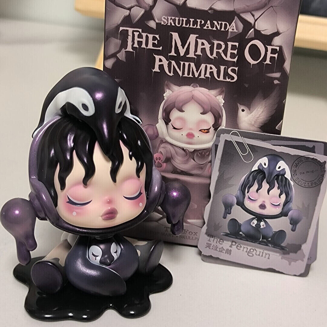 POP MART x SKULLPANDA The Mare of Animals The Penguin Figure POP MART x SKULLPANDA The Mare of Animals The Penguin Figure