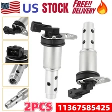 Set of 2 Variable Timing Control Valve Solenoid VVT fit for BMW 328i X3 VANOS US