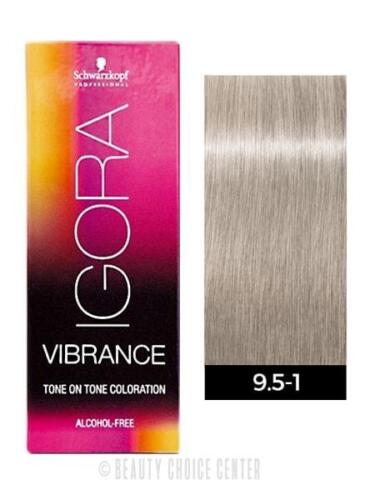 Schwarzkopf Igora Royal Vibrance Tone on Tone Hair Color 9,5-1 Cendre Toner - Picture 1 of 1