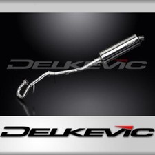 YAMAHA WR125R 2009-2018 FULL EXHAUST SYSTEM 350mm STAINLESS OVAL BSAU SILENCER