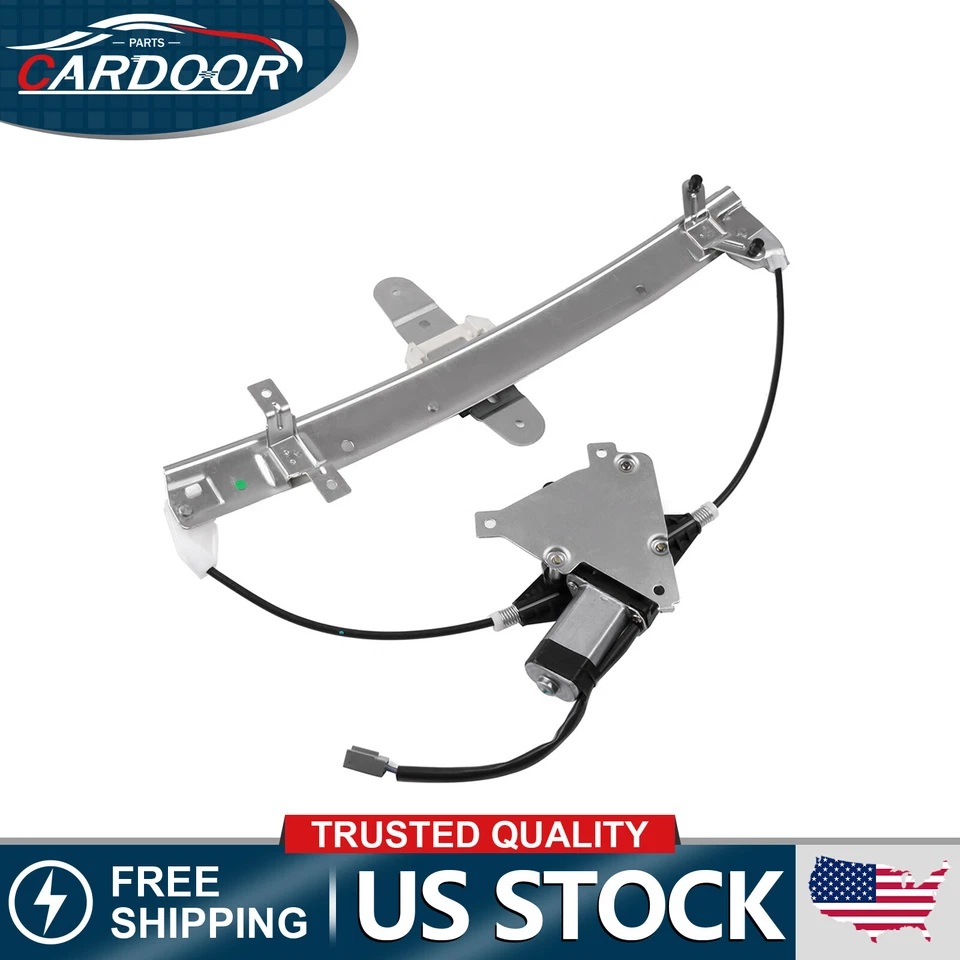 For 2003-2007 Lincoln Town Car Sedan Pair Power Window Regulator Rear With Motor - Image 4 of 4