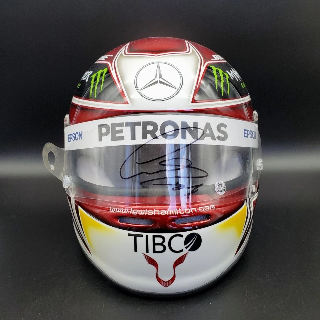 Lewis hamilton signed helmet 2025