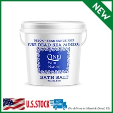 100% Pure Dead Sea Mineral Bath Salt 5Lb Fragrance Free