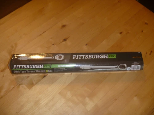 Pittsburgh Pro Reversible Click Type Torque Wrench 3/8" Drive