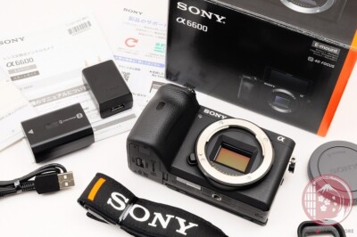 Unlock Languages [ 2899 shots TOP MINT in Box ] Sony A6600 ilce-6600 Japan Cb39