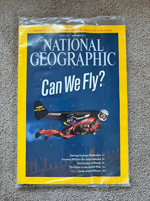 September 2011 National Geographic Can We Fly?  Sealed