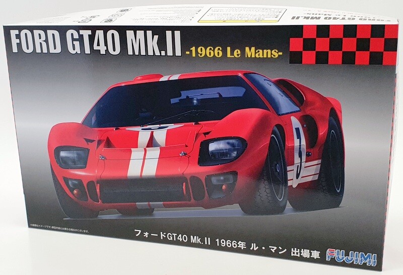 Fujimi 1/24 Scale Model Kit 126067 - Ford GT40 Mk.II 1966 Le Mans