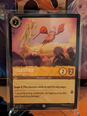 Disney Lorcana TCG: The First Chapter 19/204 Sebastian Court Composer Common