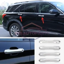Chrome Door Handles Cover Trim For Ford Explorer 2020-2023