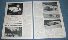 1951 Jaguar Xk-120 Vintage Road Test Info Article Xk120