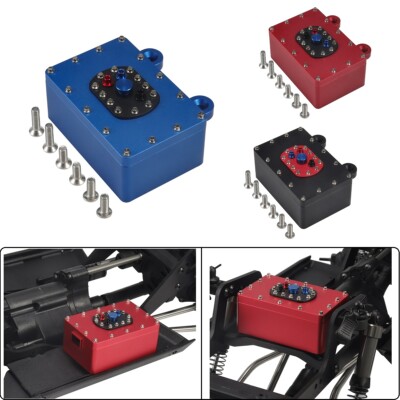 RCBOYZ 1/10 RC Crawler TRX4 Scatola Ricevitore Scatola carburante proporzionale In Alluminio CNC 60*40*26mm per 1/10 RC Crawler Traxxas TRX4 SCX10 PRO Capra RR10 VS4-10 Phoenix TF2 CC01 Aggiornamenti RCBOYZ 1/10 RC Crawler TRX4 Scatola Ricevitore Scatola carburante proporzionale In Alluminio CNC 60*40*26mm per 1/10 RC Crawler Traxxas TRX4 SCX10 PRO Capra RR10 VS4-10 Phoenix TF2 CC01 Aggiornamenti