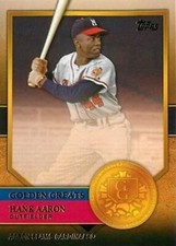 #GG-51 Hank Aaron - Milwaukee Braves - 2012 Topps - Golden Greats Baseball
