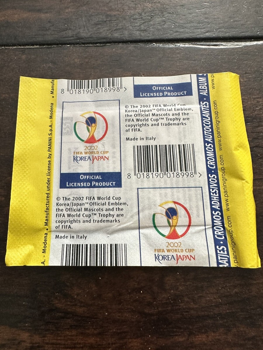 1) Sealed Pack Panini World Cup Japan Korea 2002 | eBay