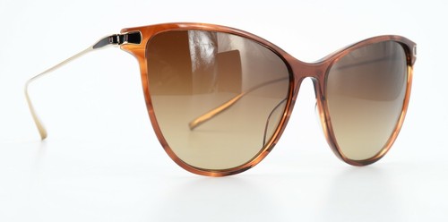 SALT. Sonnenbrille NIA BSCT Polarized Cat-Eye Brown Gold Acetate Titan 58-16 142 - Picture 11 of 11