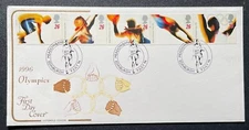 1996 Olympic Games Cotswold FDC. Unaddressed with Meadowbank, Edinbugh SHS