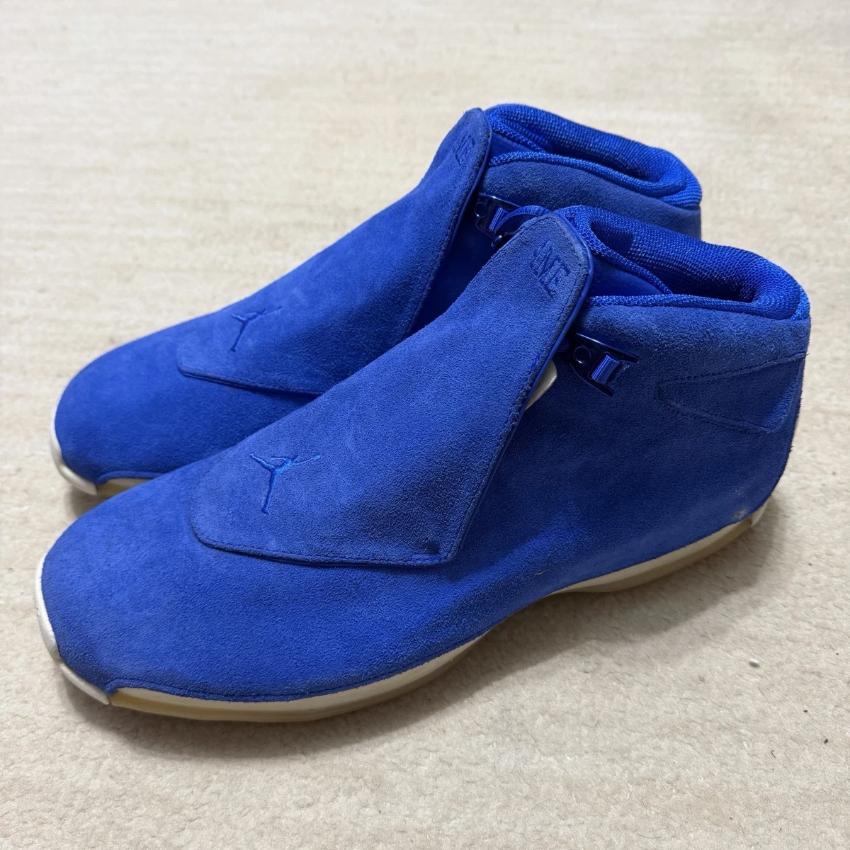 Nike Air Jordan 18 Retro Blue Suede 2018 Men\'s US 15 No Box NEW DS ?FIRST LOOK? AIR JORDAN 18 RETRO  main image 2
