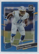 2023 Panini Donruss Optic Rated Rookie Aqua Prizm 89/299 Daiyan Henley #263 0qv1