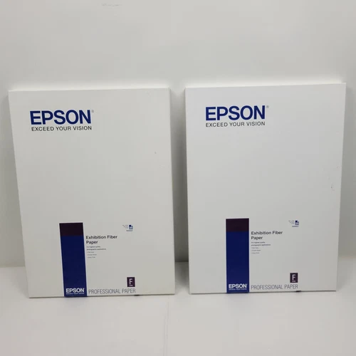 Epson Exhibition Fiber Paper, 13"x19", Gloss Bundle 25 + 4 Sheets 29 Sheets