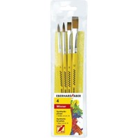 Eberhard Faber Synthetikhaarpinsel-Set Winner, 4-Teilig 1 Bis 40X Spare Bis 75%