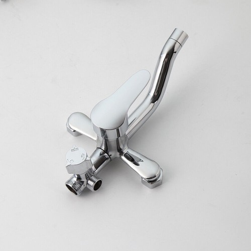EE. UU. 8" Cromo Baño Ducha Mezclador Lluvia Portátil Rociador Grifo Montaje en Pared - Imagen 10 de 14