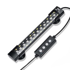 8in 6W Full Spectrum Submersible Aquarium LED Light 24/7 Hidden Fish Tank