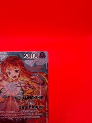 One Piece Card 2025 Nami Championship 25-26 Top Player Promo OP10