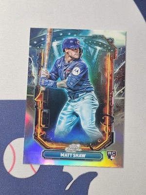 2025 Topps Cosmic Chrome MATT SHAW Extraterrestrial Talent RC #ET-32 Cubs