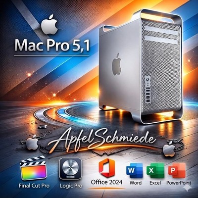Mac Pro 5,1 (2010) | 6-Core | GTX 760 | 32 GB | 256 GB SSD | FCP&LP | MS Office 