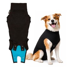 Recovery Suit for Dogs - Dog Surgery Recovery Suit with Clip-Up System - Brea...