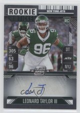 2024 Panini Contenders Optic Rookie Ticket Leonard Taylor III #155 Auto 03j5