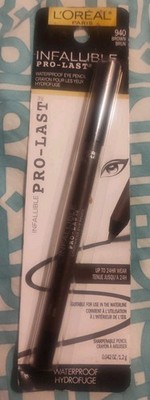 L'Oreal Paris Infallible Pro-Last Eyeliner Pencil 940 BROWN Waterproof