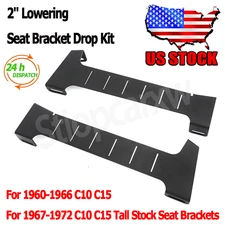 2'' Drop Kit Lowering Seat Bracket For 1960-72 GMC Chevrolet Chevy C10 C15 Tall