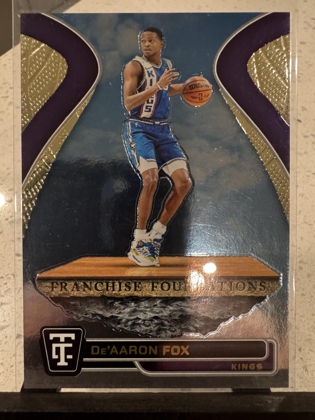De'Aaron Fox #17 Basketball Cards 2024 Panini Totally Certified Franchise Foundations trading card — raw and PSA graded price guide