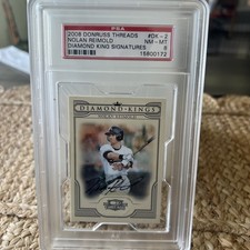 NOLAN REIMOLD 2008 DONRUSS THREADS DIAMOND KINGS SIGNATURE AUTO 87/500 SP PSA  