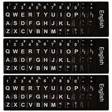 Replacement English Keyboard Letter Stickers, Universal English Keyboard
