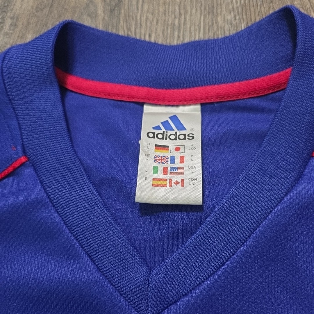 2002 Adidas Japan Home Soccer Jersey Hidetoshi Nakata Men L World