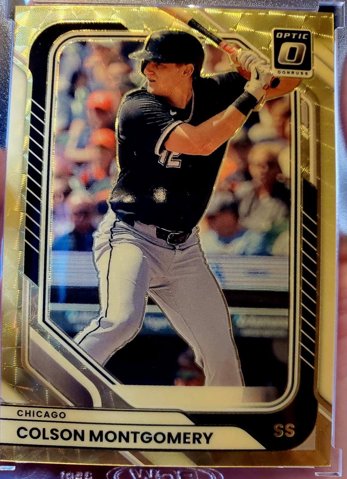 2026 Donruss Optic Colson Montgomery Gold Superfractor 1/1 view 8